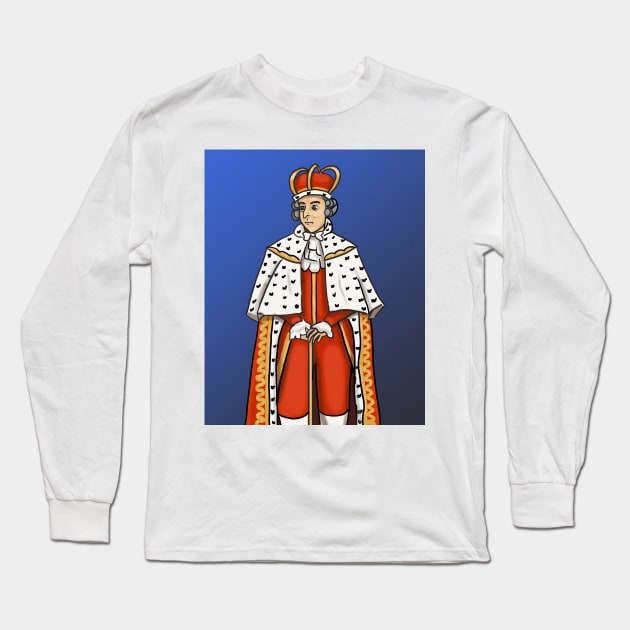 King George- Hamilton Long Sleeve T-Shirt by tesiamarieart